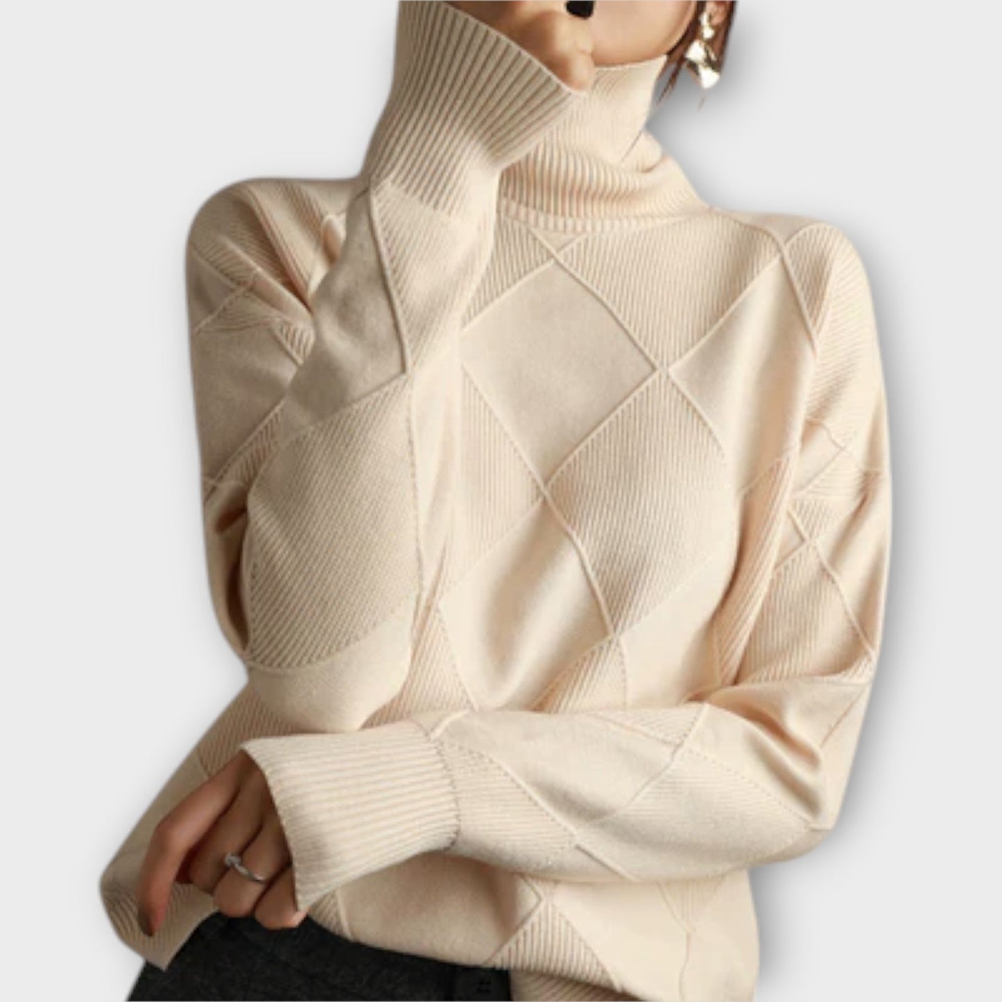 Lara - Warmer Rollkragenpullover Für Damen